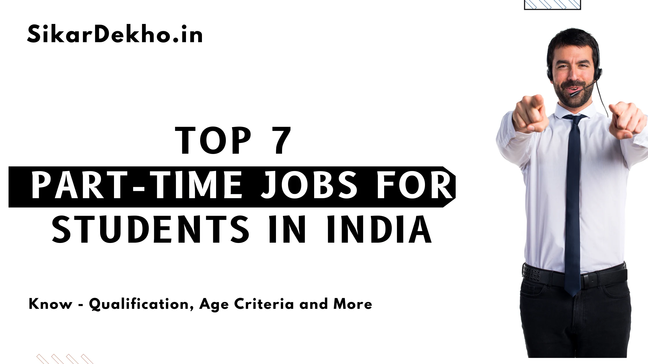 Top 7 Part-Time jobs for Studetns in India